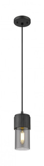 Bolivar - 1 Light - 5 inch - Matte Black - Pendant (3442|428-1P-BK-G428-7SM)