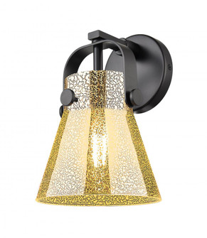 Pilaster II Cone - 1 Light - 7 inch - Matte Black - Sconce (3442|423-1W-BK-G411-6ME)