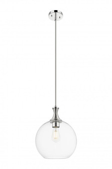 Astor - 1 Light - 12 inch - Polished Nickel - Mini Pendant (3442|415-1S-PN-G122-12)