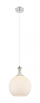 Astor - 1 Light - 10 inch - Brushed Satin Nickel - Cord hung - Mini Pendant (3442|415-1PR-SN-G121-10)