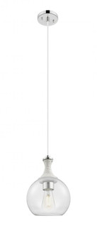 Astor - 1 Light - 8 inch - Polished Nickel - Cord hung - Mini Pendant (3442|415-1PR-PN-G122-8)