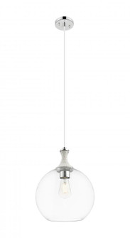 Astor - 1 Light - 12 inch - Polished Nickel - Cord hung - Mini Pendant (3442|415-1PR-PN-G122-12)