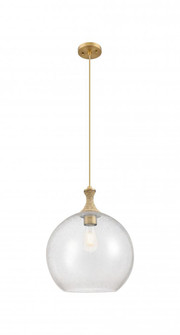 Astor - 1 Light - 14 inch - Brushed Brass - Cord hung - Pendant (3442|415-1PR-BB-G124-14)