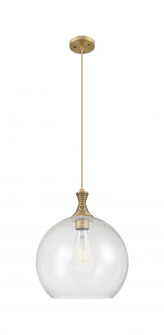 Astor - 1 Light - 14 inch - Brushed Brass - Cord hung - Pendant (3442|415-1P-BB-G124-14)