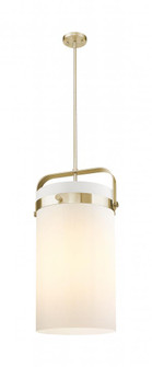 Pilaster - 4 Light - 12 inch - Champagne Bronze - Pendant (3442|413-4SL-CB-G413-4S-12WH)