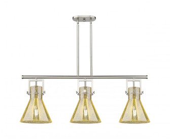 Newton Cone - 3 Light - 42 inch - Satin Nickel - Island Light (3442|411-3I-SN-G411-10ME)