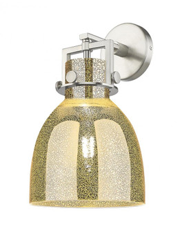 Newton Bell - 1 Light - 8 inch - Satin Nickel - Sconce (3442|411-1W-SN-G412-8ME)