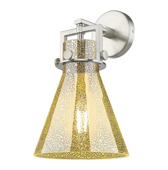 Newton Cone - 1 Light - 8 inch - Satin Nickel - Sconce (3442|411-1W-SN-G411-8ME)