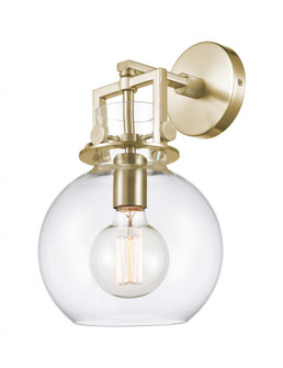 Newton Sphere - 1 Light - 8 inch - Champagne Bronze - Sconce (3442|411-1W-CB-G410-8CL)