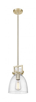 Newton Bell - 1 Light - 8 inch - Champagne Bronze - Mini Pendant (3442|411-1SS-CB-G412-8SDY)