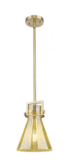 Newton Cone - 1 Light - 8 inch - Champagne Bronze - Mini Pendant (3442|411-1SS-CB-G411-8ME)