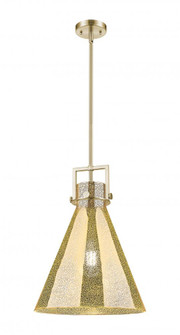 Newton Cone - 1 Light - 14 inch - Champagne Bronze - Stem hung - Pendant (3442|411-1SL-CB-G411-14ME)