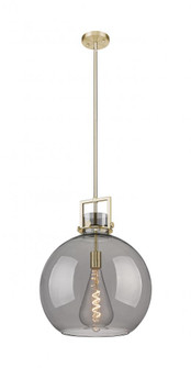 Newton Sphere - 1 Light - 16 inch - Champagne Bronze - Pendant (3442|411-1SL-CB-G410-16SM)