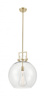 Newton Sphere - 1 Light - 16 inch - Champagne Bronze - Pendant (3442|411-1SL-CB-G410-16CL)