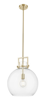 Newton Sphere - 1 Light - 14 inch - Champagne Bronze - Pendant (3442|411-1SL-CB-G410-14CL)