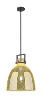 Newton Bell - 1 Light - 14 inch - Matte Black - Pendant (3442|411-1SL-BK-G412-14ME)