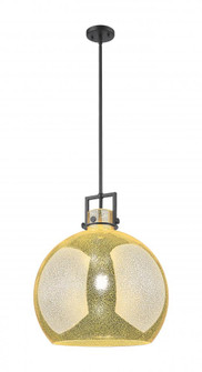 Newton Sphere - 1 Light - 18 inch - Matte Black - Pendant (3442|411-1SL-BK-G410-18ME)