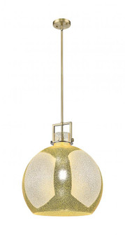 Newton Sphere - 1 Light - 18 inch - Brushed Brass - Pendant (3442|411-1SL-BB-G410-18ME)