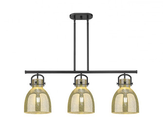 Newton Bell - 3 Light - 42 inch - Matte Black - Island Light (3442|410-3I-BK-G412-10ME)