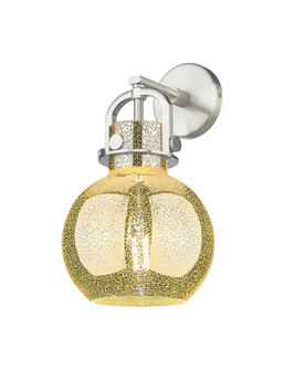 Newton Sphere - 1 Light - 8 inch - Brushed Satin Nickel - Sconce (3442|410-1W-SN-G410-8ME)