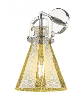 Newton Cone - 1 Light - 8 inch - Polished Nickel - Sconce (3442|410-1W-PN-G411-8ME)