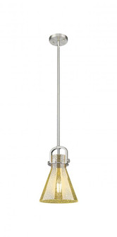 Newton Cone - 1 Light - 8 inch - Satin Nickel - Mini Pendant (3442|410-1SS-SN-G411-8ME)