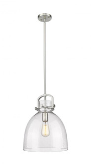 Newton Bell - 1 Light - 12 inch - Satin Nickel - Mini Pendant (3442|410-1SM-SN-G412-12SDY)