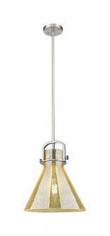 Newton Cone - 1 Light - 12 inch - Satin Nickel - Mini Pendant (3442|410-1SM-SN-G411-12ME)