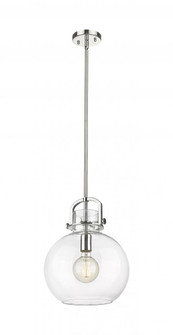 Newton Sphere - 1 Light - 12 inch - Polished Nickel - Mini Pendant (3442|410-1SM-PN-G410-12CL)