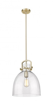 Newton Bell - 1 Light - 12 inch - Champagne Bronze - Mini Pendant (3442|410-1SM-CB-G412-12SDY)