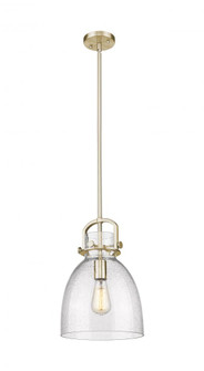 Newton Bell - 1 Light - 10 inch - Champagne Bronze - Mini Pendant (3442|410-1SM-CB-G412-10SDY)