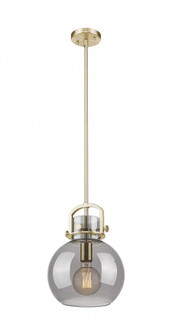 Newton Sphere - 1 Light - 10 inch - Champagne Bronze - Stem Hung - Mini Pendant (3442|410-1SM-CB-G410-10SM)