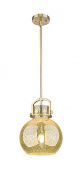 Newton Sphere - 1 Light - 10 inch - Champagne Bronze - Stem Hung - Mini Pendant (3442|410-1SM-CB-G410-10ME)
