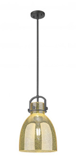 Newton Bell - 1 Light - 10 inch - Matte Black - Mini Pendant (3442|410-1SM-BK-G412-10ME)