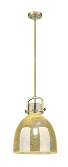 Newton Bell - 1 Light - 12 inch - Brushed Brass - Mini Pendant (3442|410-1SM-BB-G412-12ME)