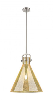 Newton Cone - 1 Light - 16 inch - Satin Nickel - Pendant (3442|410-1SL-SN-G411-16ME)