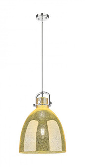 Newton Bell - 1 Light - 14 inch - Polished Nickel - Pendant (3442|410-1SL-PN-G412-14ME)