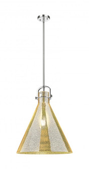 Newton Cone - 1 Light - 18 inch - Polished Nickel - Pendant (3442|410-1SL-PN-G411-18ME)