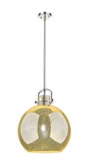 Newton Sphere - 1 Light - 16 inch - Polished Nickel - Pendant (3442|410-1SL-PN-G410-16ME)