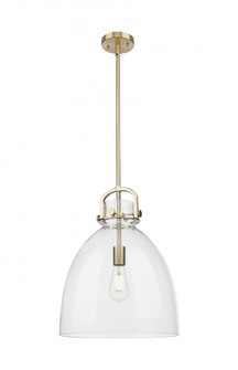 Newton Bell - 1 Light - 14 inch - Champagne Bronze - Pendant (3442|410-1SL-CB-G412-14CL)