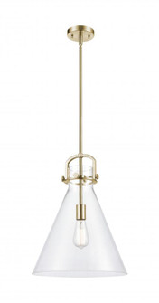 Newton Cone - 1 Light - 14 inch - Champagne Bronze - Pendant (3442|410-1SL-CB-G411-14CL)