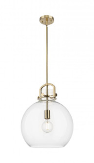 Newton Sphere - 1 Light - 14 inch - Champagne Bronze - Pendant (3442|410-1SL-CB-G410-14CL)