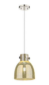 Newton Bell - 1 Light - 8 inch - Polished Nickel - Cord hung - Pendant (3442|410-1PS-PN-G412-8ME)