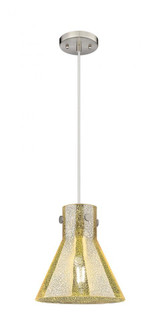 Newton Cone - 1 Light - 10 inch - Satin Nickel - Cord hung - Pendant (3442|410-1PM-SN-G411-10ME)