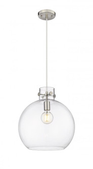 Newton Sphere - 1 Light - 14 inch - Satin Nickel - Cord hung - Pendant (3442|410-1PM-SN-G410-14CL)
