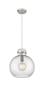 Newton Sphere - 1 Light - 12 inch - Brushed Satin Nickel - Cord hung - Mini Pendant (3442|410-1PM-SN-G410-12SDY)