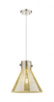 Newton Cone - 1 Light - 12 inch - Polished Nickel - Cord hung - Pendant (3442|410-1PM-PN-G411-12ME)