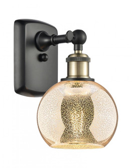 Athens - 1 Light - 6 inch - Black Antique Brass - Sconce (3442|516-1W-BAB-G128-6)