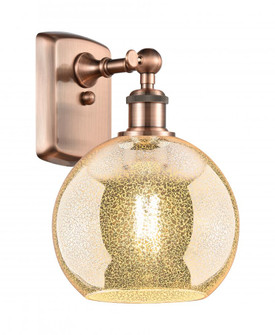 Athens - 1 Light - 8 inch - Antique Copper - Sconce (3442|516-1W-AC-G128-8)