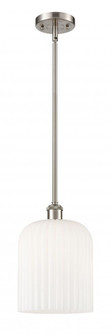 Bridal Veil - 1 Light - 5 inch - Brushed Satin Nickel - Mini Pendant (3442|516-1S-SN-G559-8GWH)
